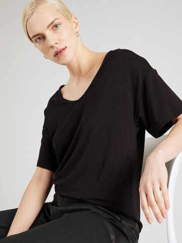 PIECES Shirt 'BILLO' in Black