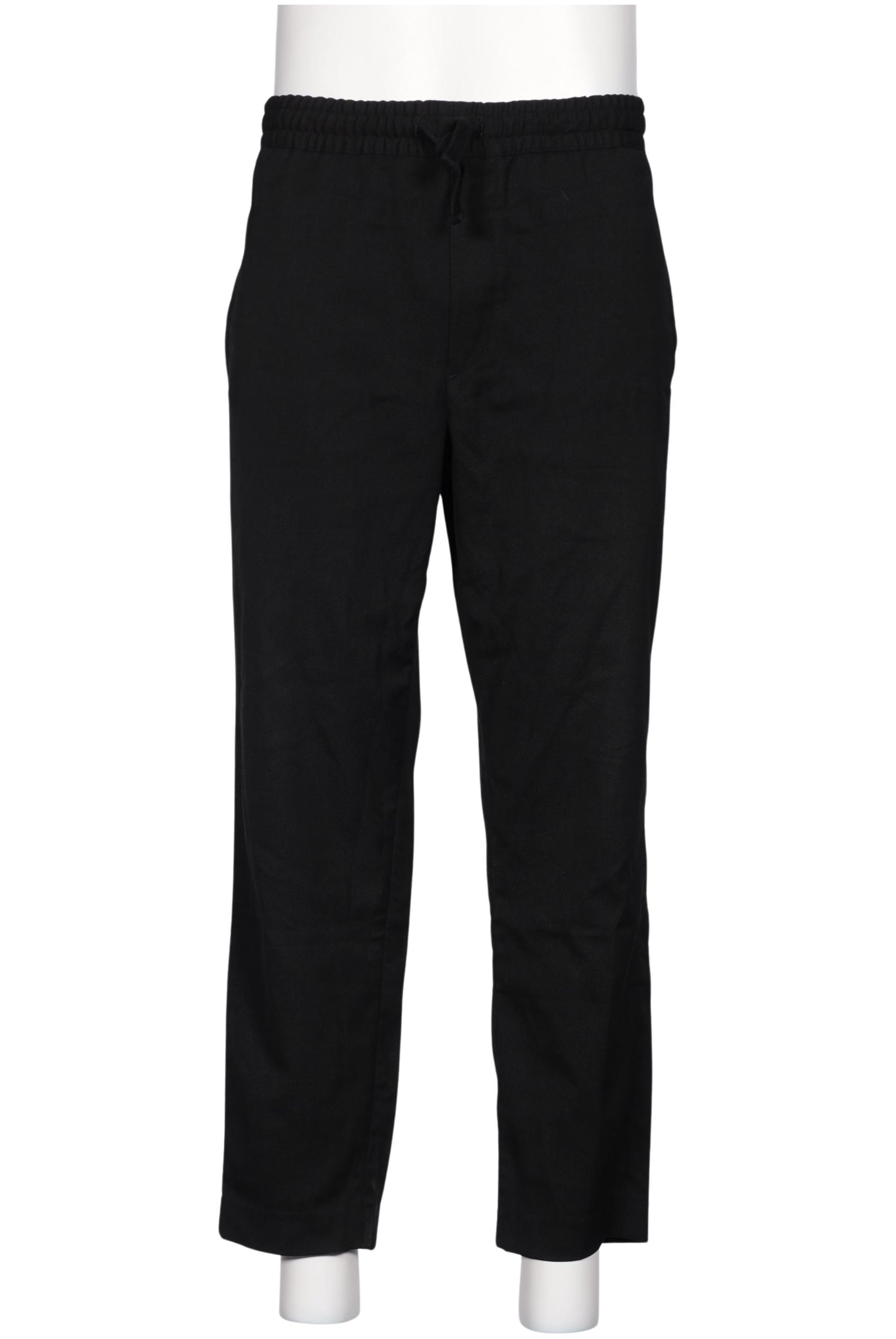 DENHAM Stoffhose 34 in Schwarz: Vorderseite