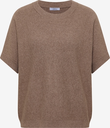 CECIL Pullover in Braun: Vorderseite