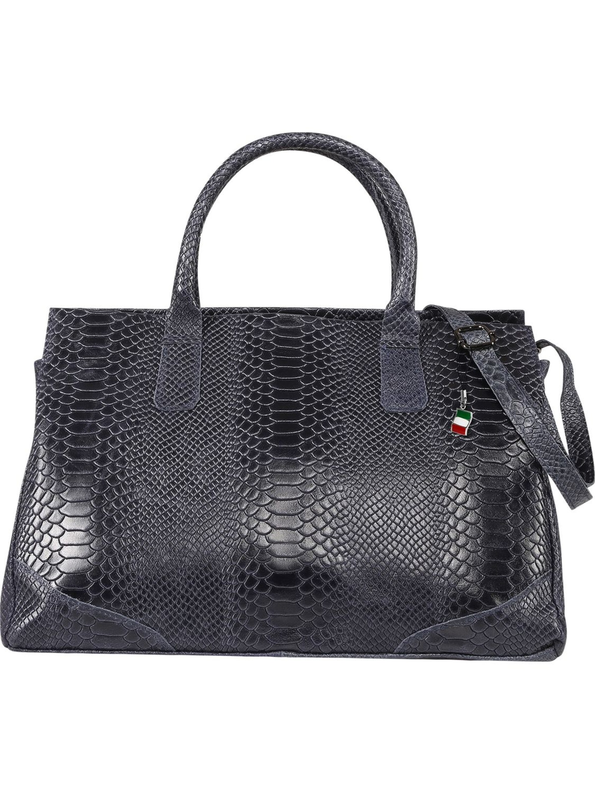 Florence Handtas in Blauw: voorkant