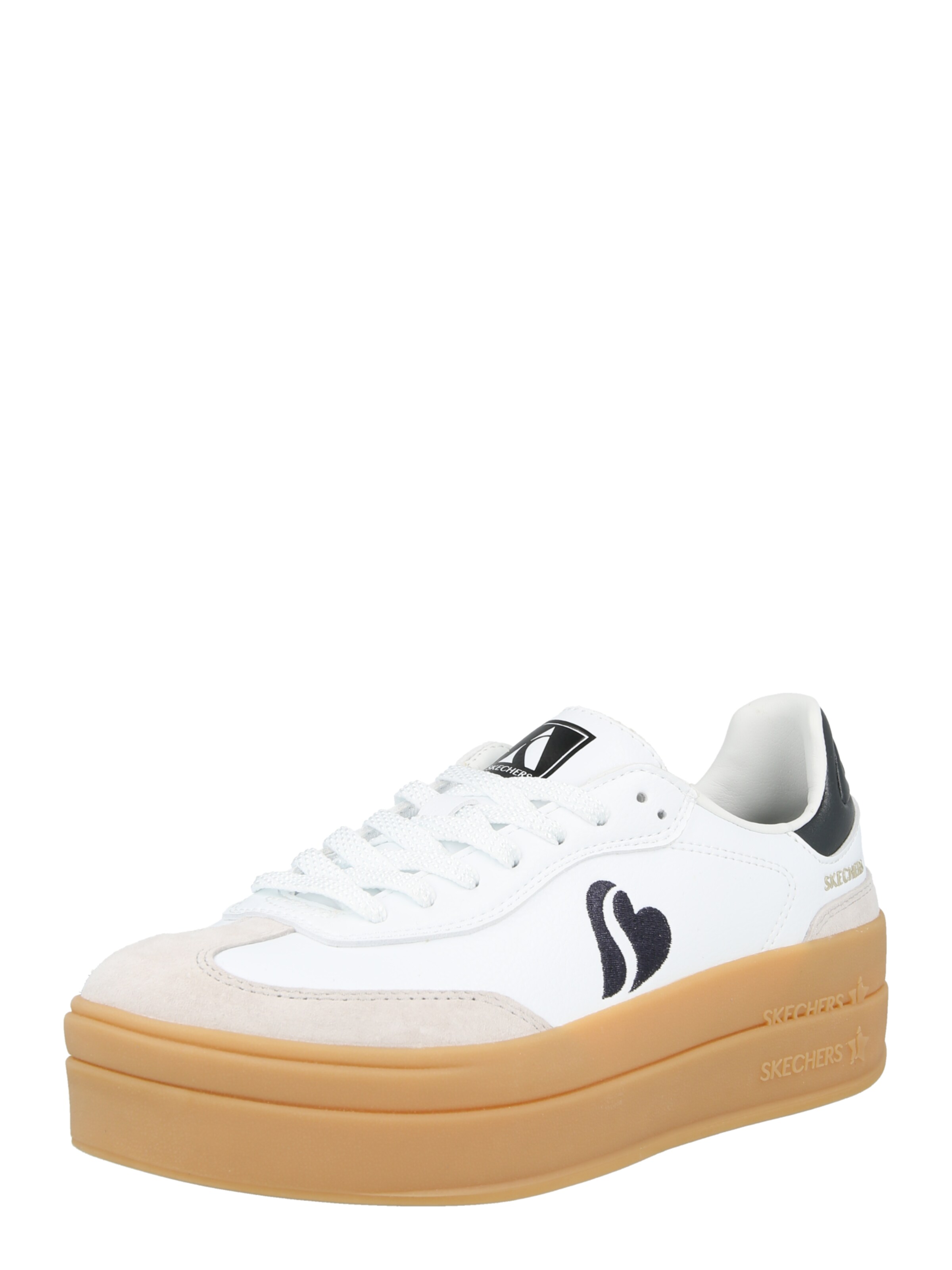 SKECHERS Baskets basses 'ACADEMY' en beige clair / marine / blanc, Vue avec produit