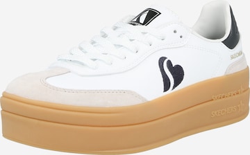 balta SKECHERS Sportbačiai be auliuko 'ACADEMY': priekis