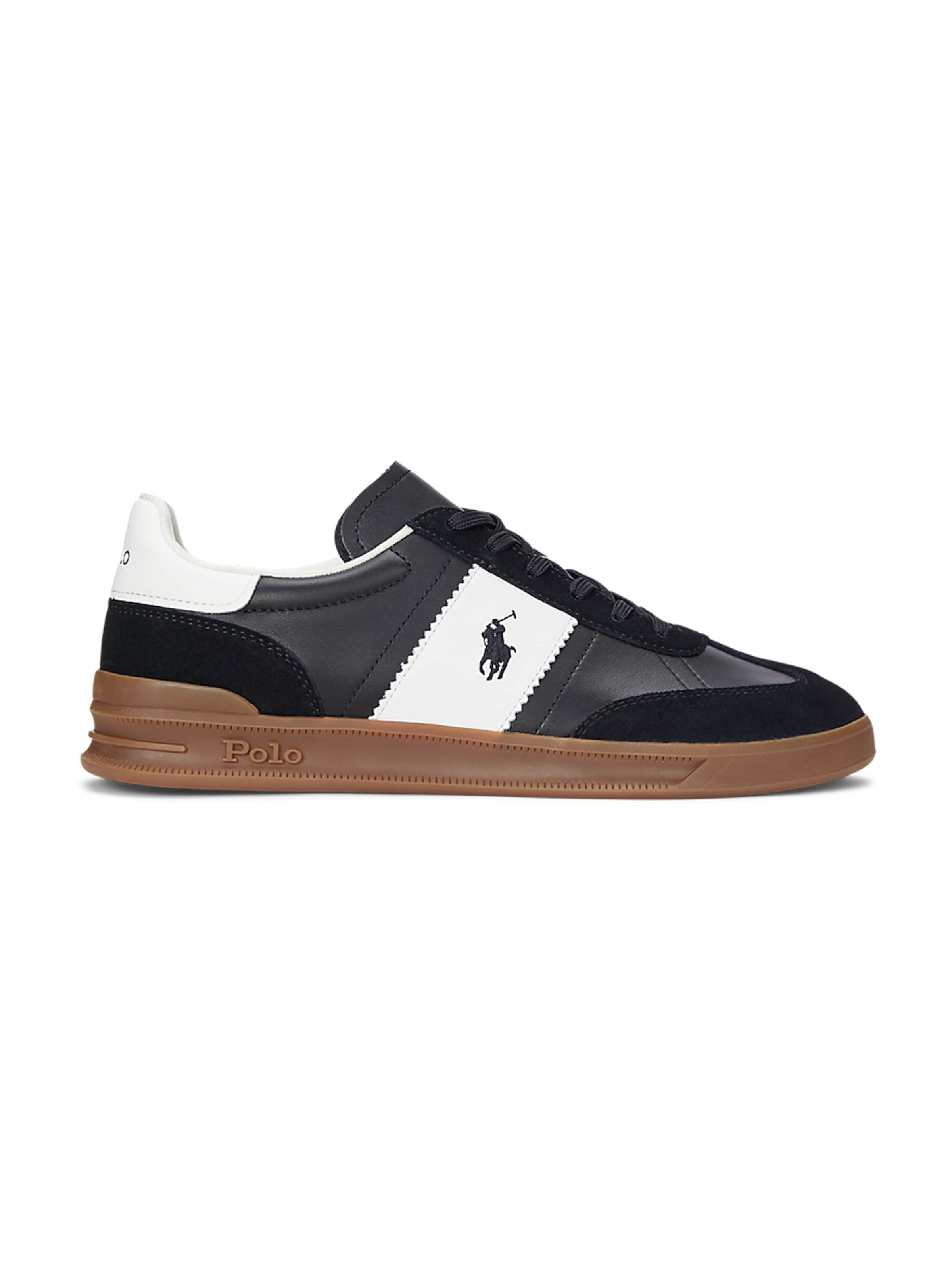 Polo Ralph Lauren Sneakers laag 'HRT AERA' in Zwart