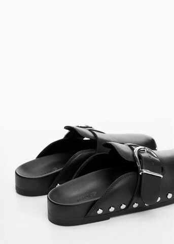 MANGO Clogs 'preya' in Schwarz