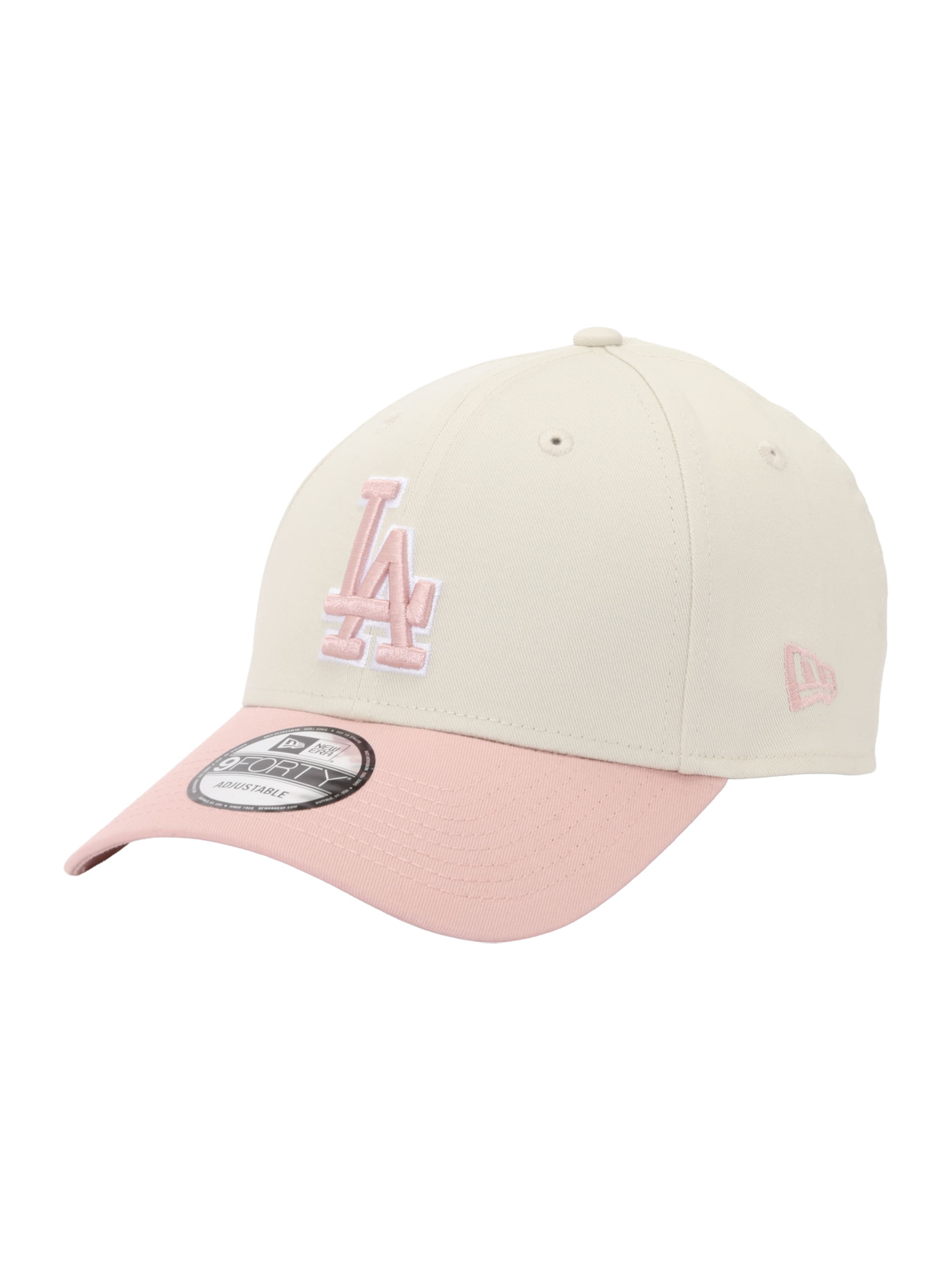 Casquette '9Forty Los Angeles Dodgers' NEW ERA en beige : devant