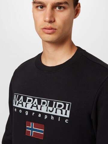 NAPAPIJRI Sweatshirt 'AYAS' in Black