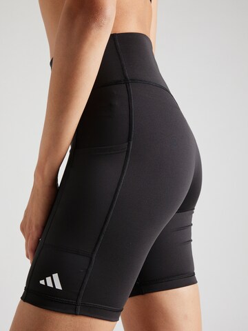 ADIDAS PERFORMANCE Skinny Spodnie sportowe 'Optime' w kolorze czarny