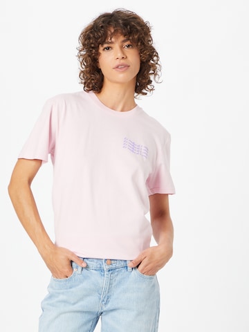 Les Petits Basics Shirt in Roze: voorkant
