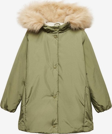 MANGO KIDS Winter Jacket 'Jimmyg' in Green: front