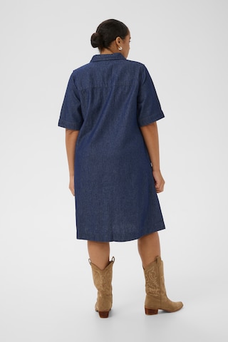 KAFFE CURVE Kleid 'KCJada' in Blau