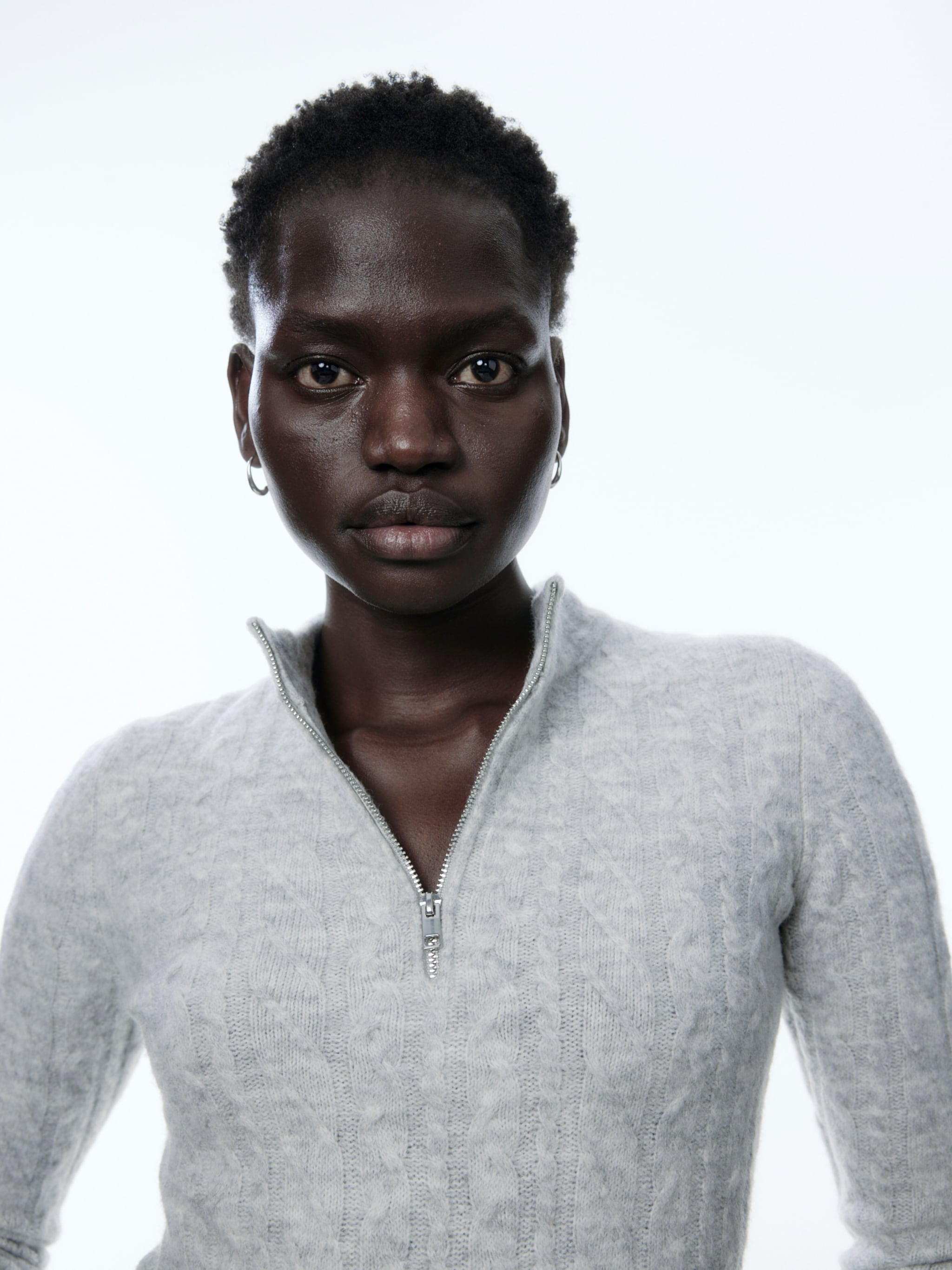 EDITED Producten Trui 'Alison' Grijs gemêleerd