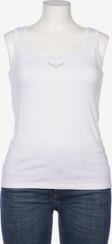 Trigema Top & Shirt in L in White: front