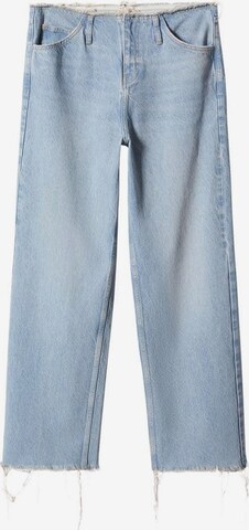 MANGO Zvonové kalhoty Džíny 'frankie' – modrá: přední strana