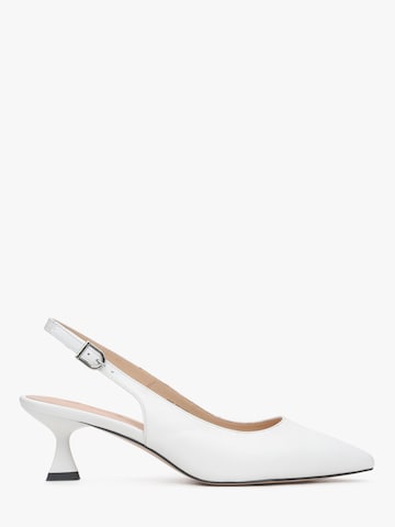 Estro Pumps '224922' i vit: framsida