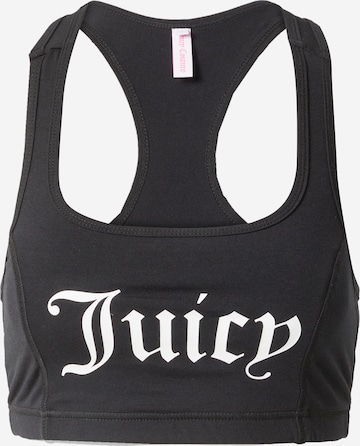 Juicy Couture Sport Μπουστάκι Αθλητικό σουτιέν σε μαύρο: μπροστά