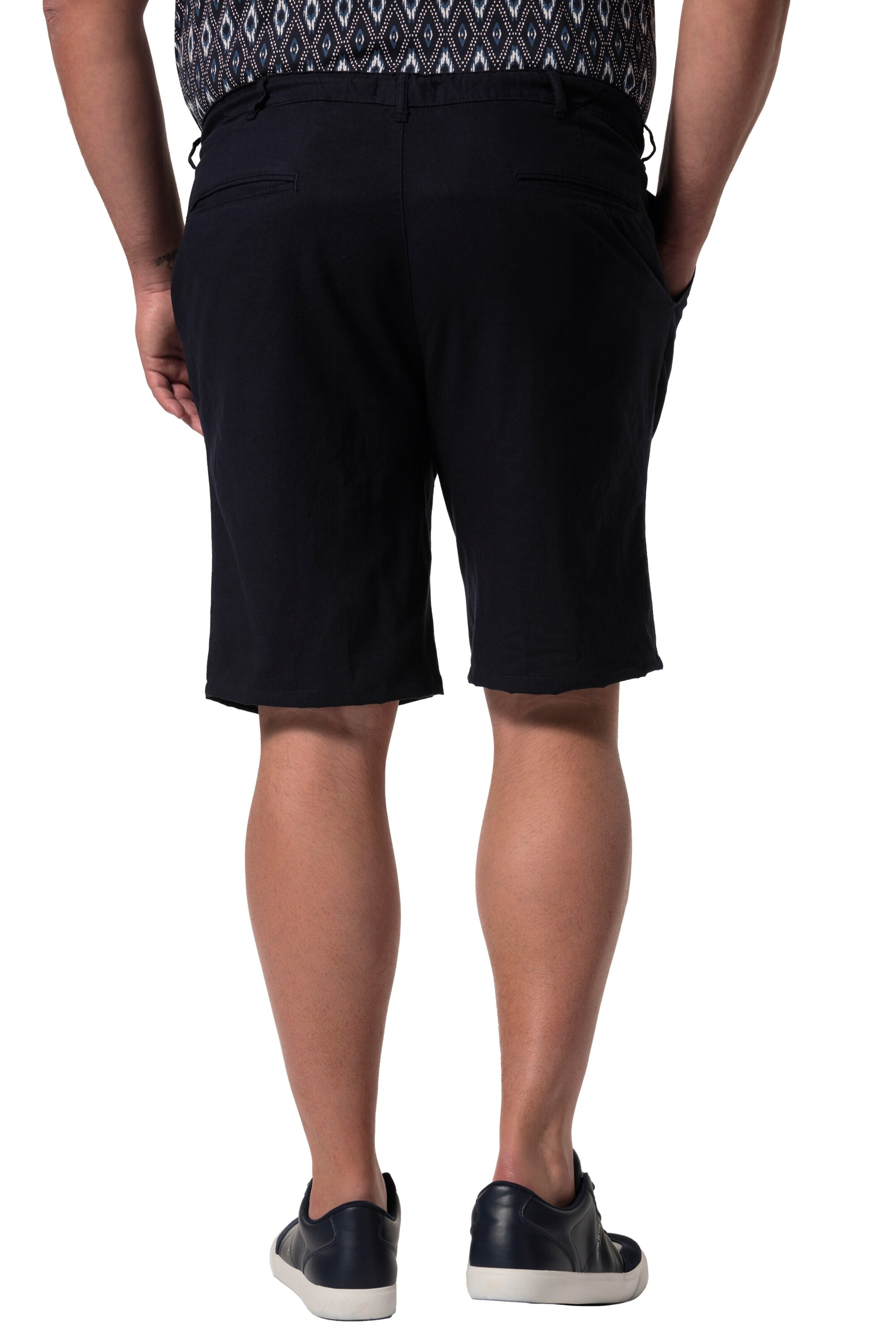 Men Plus Regular Shorts in Blau