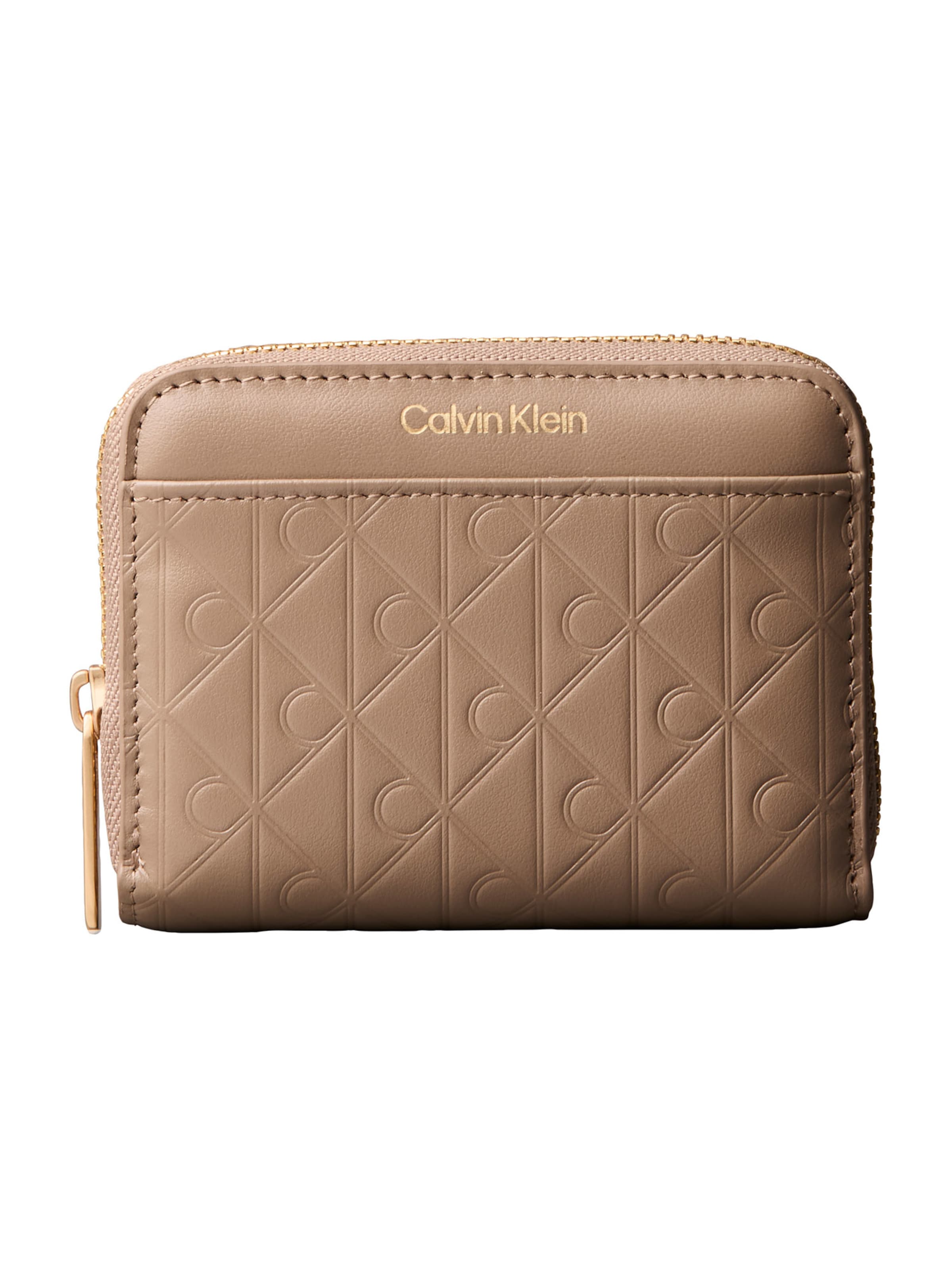 Calvin Klein Peňaženka - Hnedá: predná strana