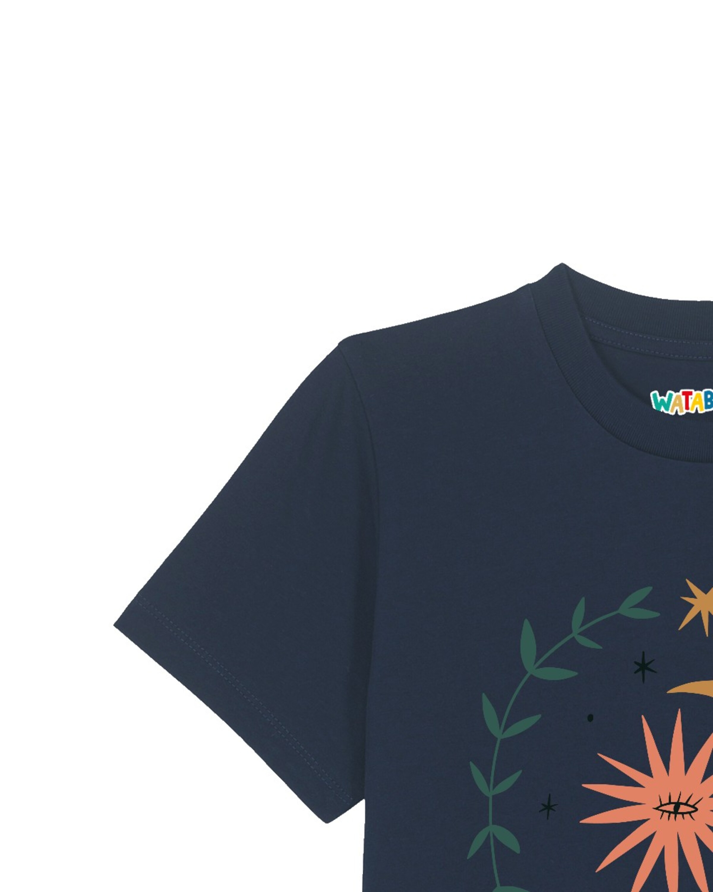 watabout.kids Shirt 'Love and flex' in Blauw