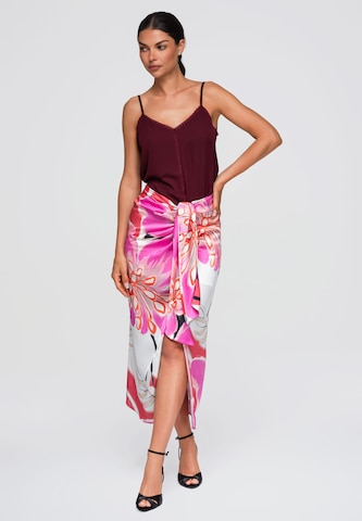 Ombre Top ' OW-TS-E0057' in Red