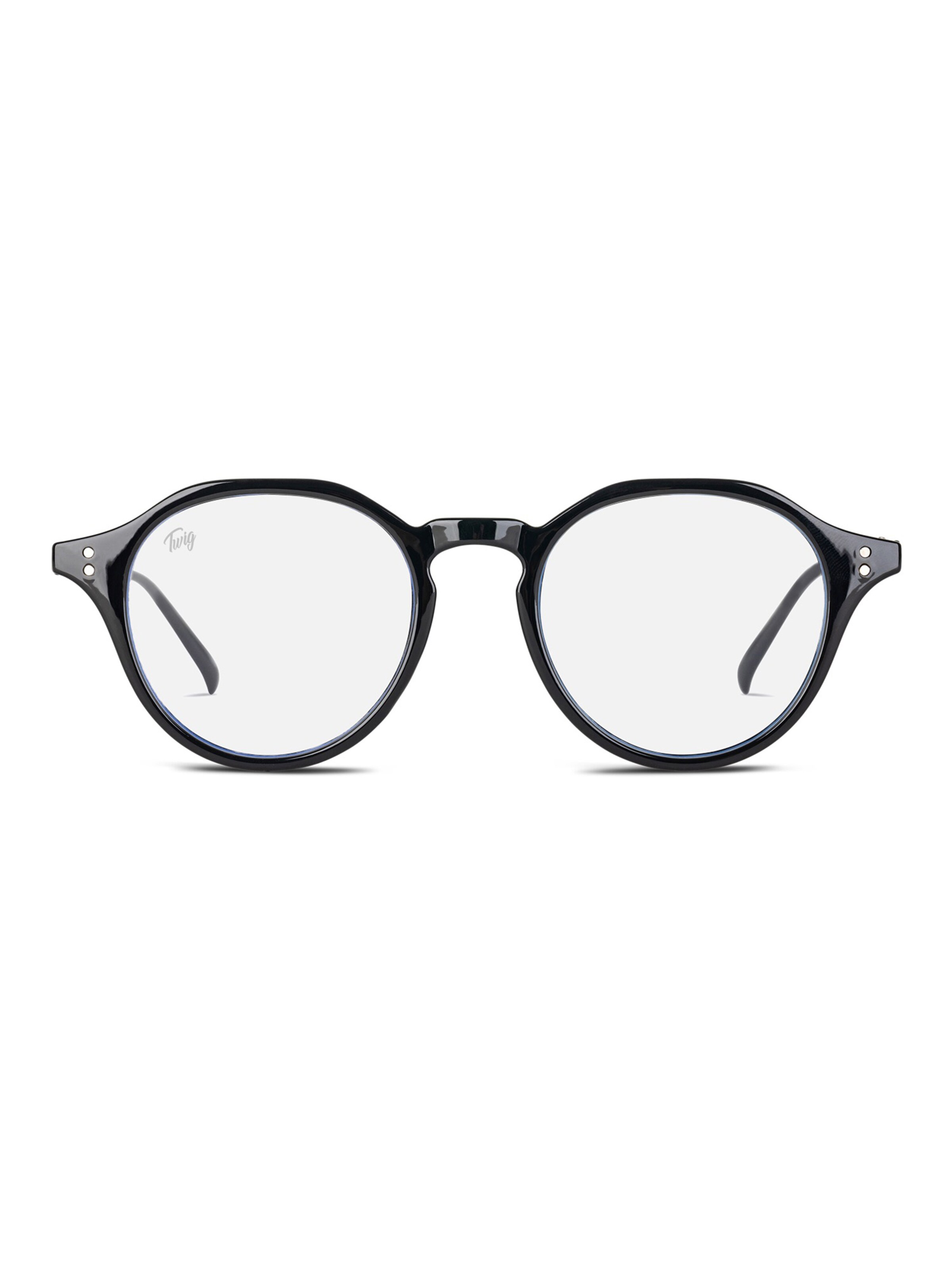 TWIG Concept Milano Brillen 'Langevin BlueLight'‌‌ in Schwarz: Vorderseite