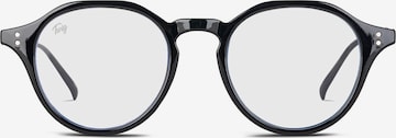 TWIG Concept Milano Glasses 'Langevin BlueLight' in Black: front