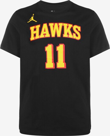 T-Shirt fonctionnel 'Atlanta Hawks' NIKE en noir : devant