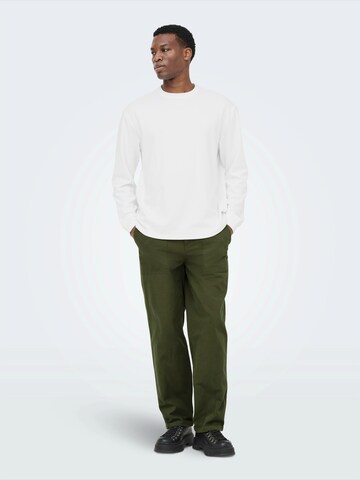 Only & Sons Shirt 'ONSCASPIAN' in White