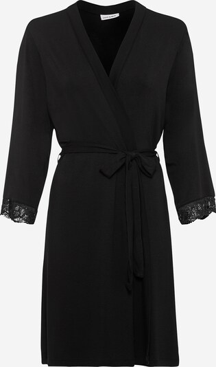 LASCANA Long Bathrobe 'Lovly Nights' in Black, Item view