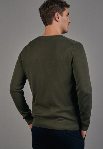 SEIDENSTICKER Sweater ' Schwarze Rose ' in Green