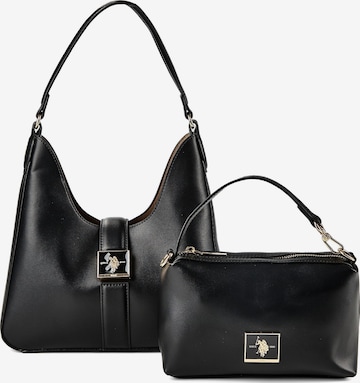 Borsa a spalla 'Margaret' di U.S. POLO ASSN. in nero: frontale