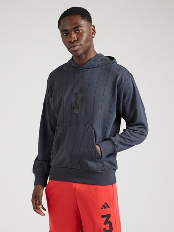 ADIDAS SPORTSWEAR Sportovní mikina 'Essentials' – šedá: přední strana