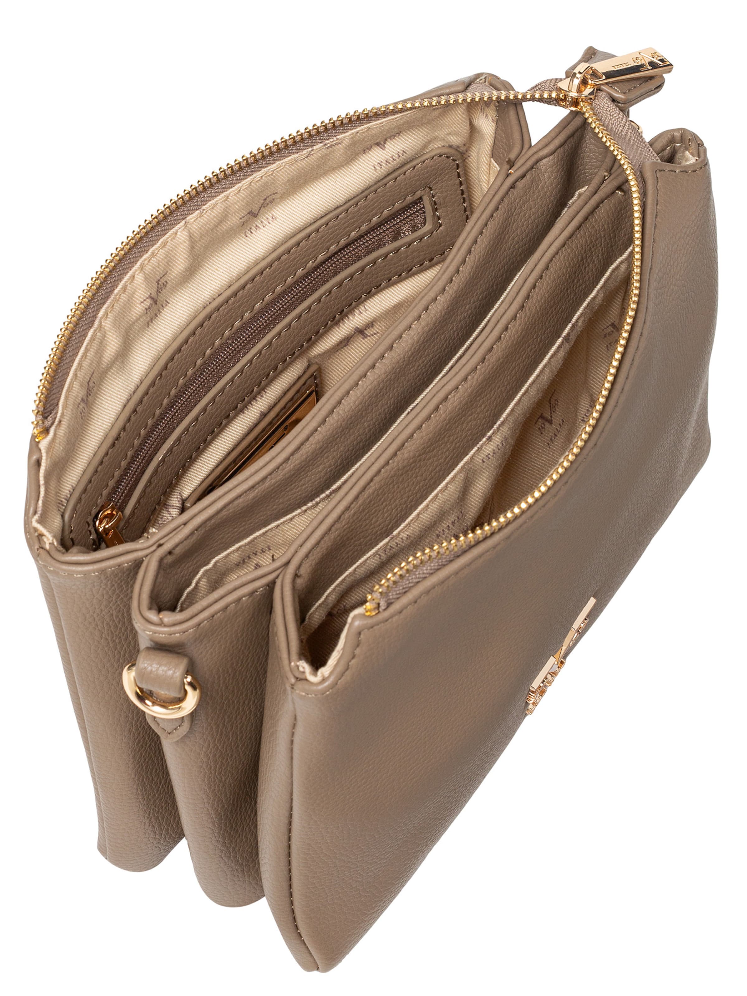 19V69 ITALIA Skuldertaske 'Billie' i grå