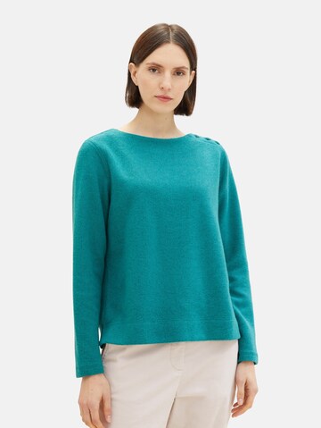 TOM TAILOR Sweater in Blue: front