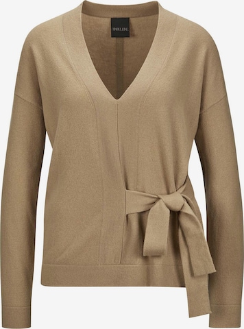 MADELEINE Trui in Bruin: voorkant