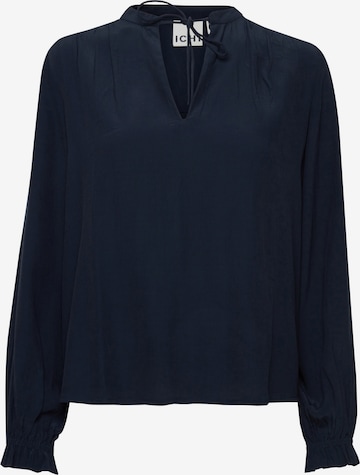 ICHI Blouse 'SIRI' in Blue: front