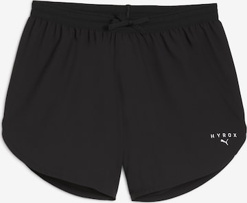 PUMA Regular Sportshorts 'Puma x Hyrox' in Schwarz: Vorderseite