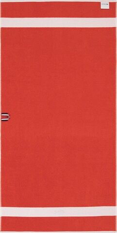 LACOSTE Duschtuch in Rot