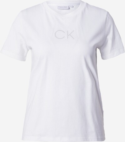 Calvin Klein T-Krekls, krāsa - pelēks / balts, Preces skats