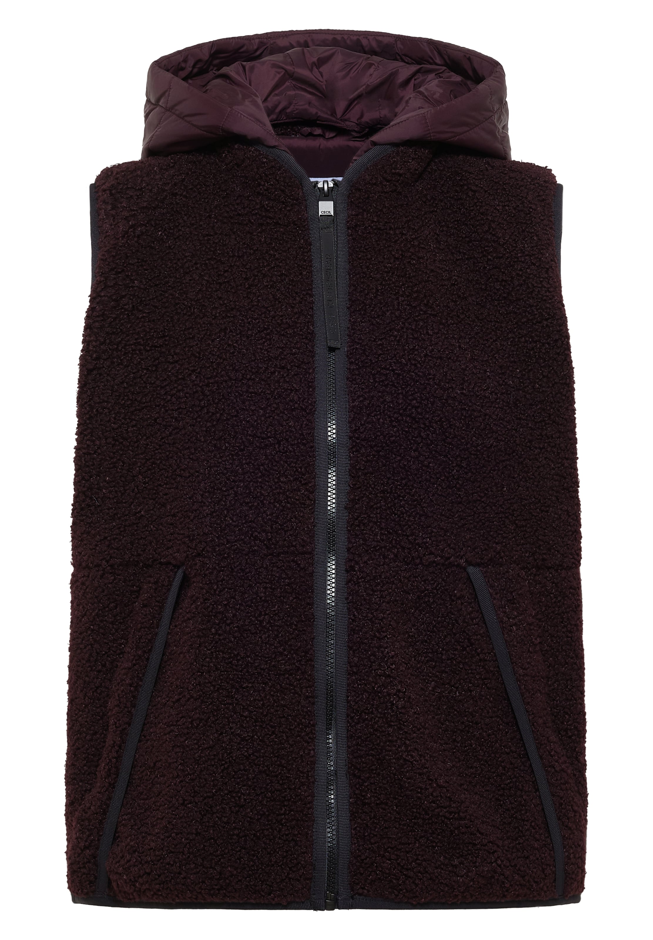 CECIL Vest in Red: front
