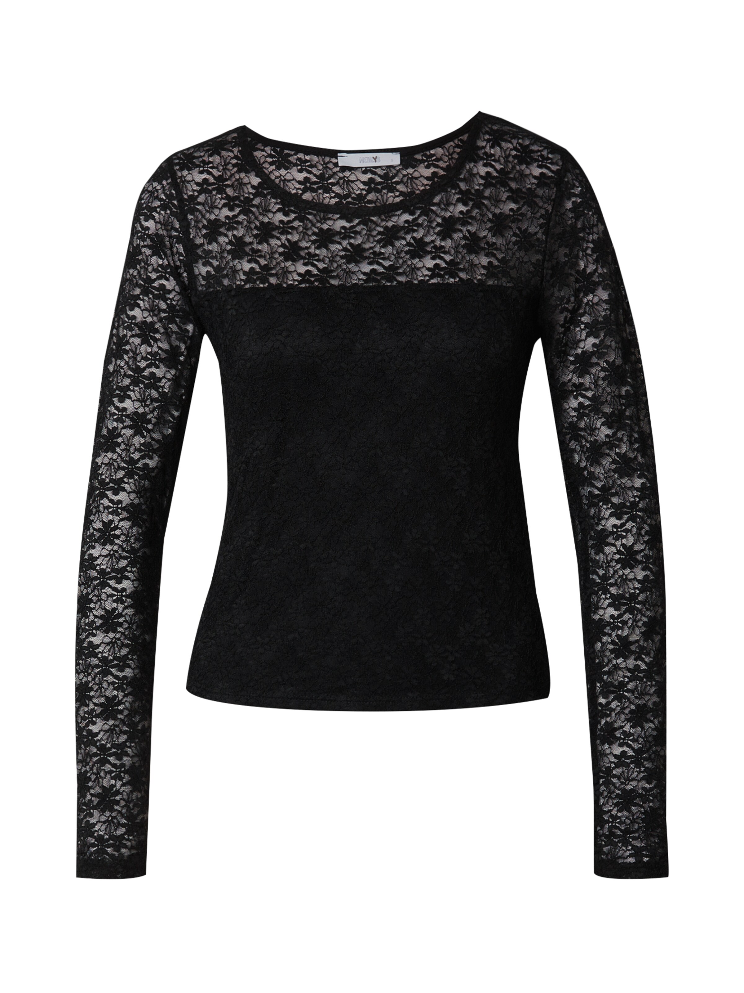 Hailys Μπλουζάκι 'Ol44ivia' σε μαύρο: μπροστά