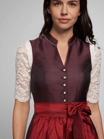 SPIETH & WENSKY Dirndl 'Anna' in Rood