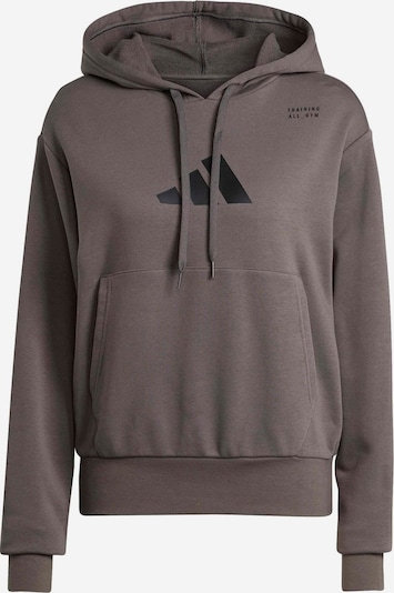 ADIDAS PERFORMANCE Urheilullinen collegepaita värissä ruskea / musta, Tuotenäkymä