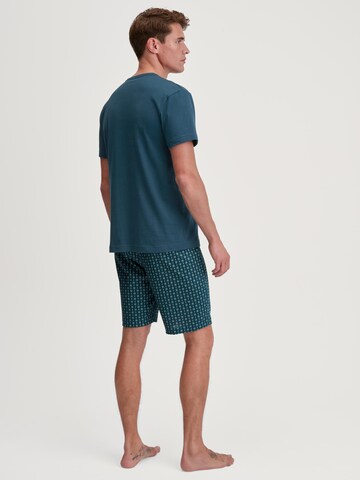 CALIDA Pyjama kurz 'Relax Imprint'‌‌ in Grün