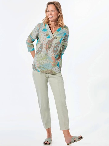 Goldner Sweatshirt in Grün