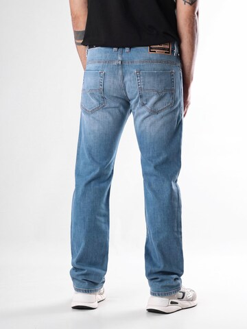 DIESELregular Traperice 'STRAIGHT SAFADO-X' - plava boja