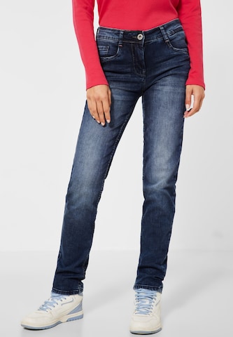 CECIL Slimfit Jeans in Blau: predná strana