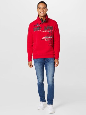 CAMP DAVID - Sweatshirt em vermelho