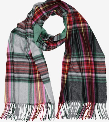 COLLEZIONE ALESSANDRO Scarf 'Multi' in Green: front