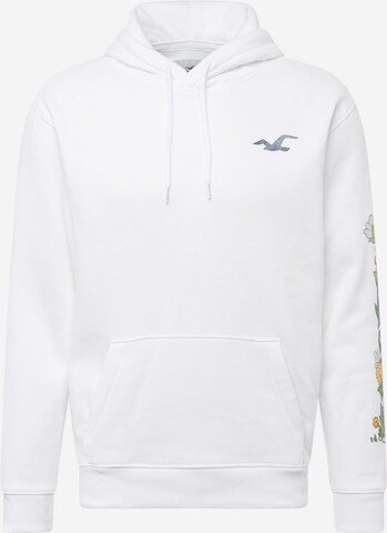 HOLLISTER - Sudadera en blanco: frente