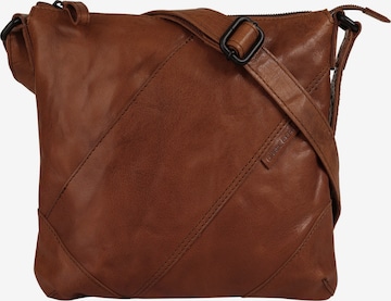 Spikes & Sparrow Crossbody Bag in Brown: front